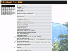 Tablet Screenshot of gruenau-online.de